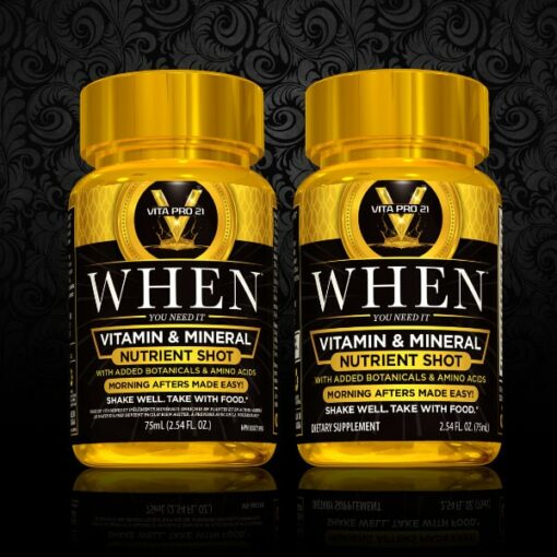 "WHEN" By Vita Pro 21 | All Natural Premium Hangover Prevention Drink